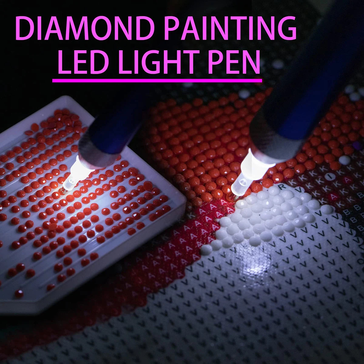 5D DIY Diamond Painting Tools New Luminous Point Drill Pen Diamond Lighting Pen New F lifestyle view