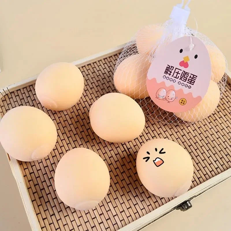 Egg Squeeze Toys Smart Eggs Adult Educational Toy Funny DecompressionVent Egg Squeeze Ba detail view