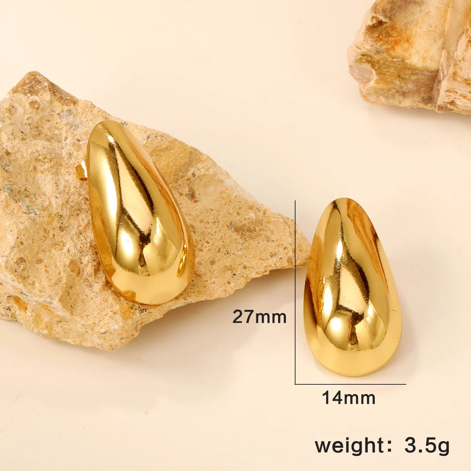 LUXUKISSKIDS Fairy Flower Earrings Stud | Gold-Plated Stainless Steel Piercing Jewelr lifestyle view