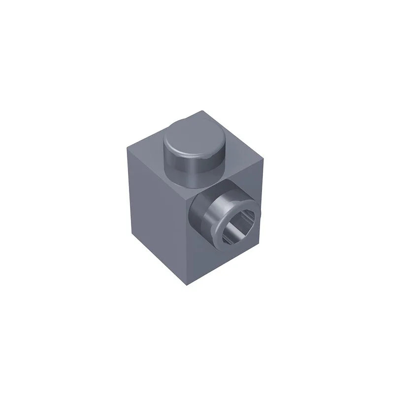 Gobricks GDS-635 BRICK 1X1 W. 1 KNOB | Single Side Bump Building Block Compatible w additional angle