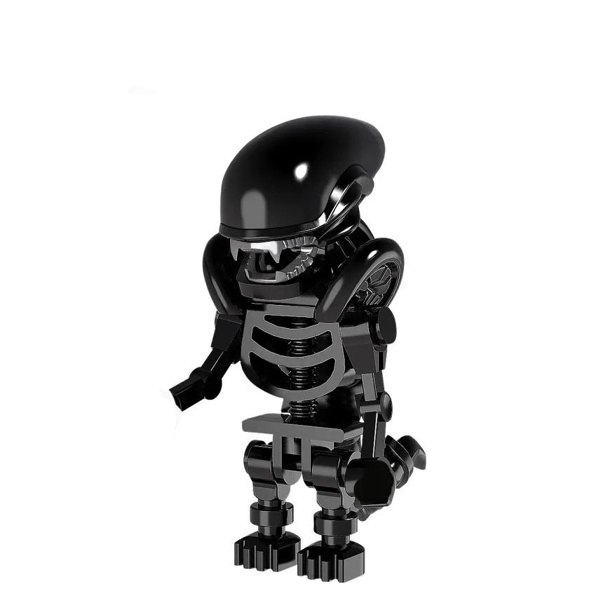 Alien Robot Monster Building Blocks | Creative Horror Movie Building Toy Set