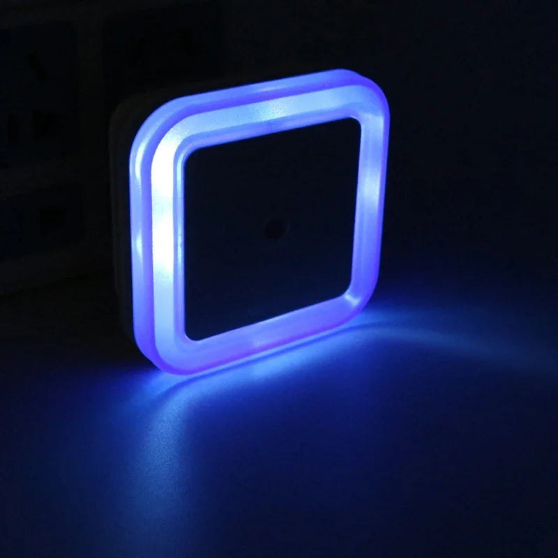 Wireless Sensor LED Night Light | Auto-On Mini Square Lamp for Baby Room alternate view
