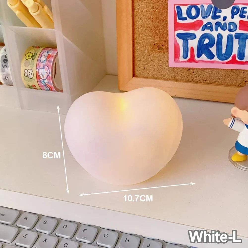 Creative Heart LED 3D Night Light | Romantic Wedding Anniversary Gift detail view