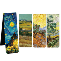 2.5Inch 4PCS Bookmarks with Magnet Book Markers Page Clip for Students Teachers School Home Office R