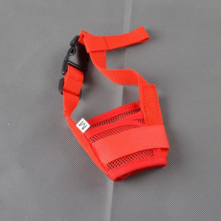 Anti Barking Dog Muzzle For Small Large Dogs Adjustable Mesh Breathable Pet Mouth M additional angle