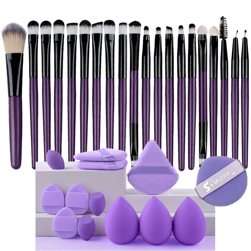 20pcs Eye Makeup Brush Set Portable Soft Makeup Brushes Beauty Tools Foundation Eye additional angle