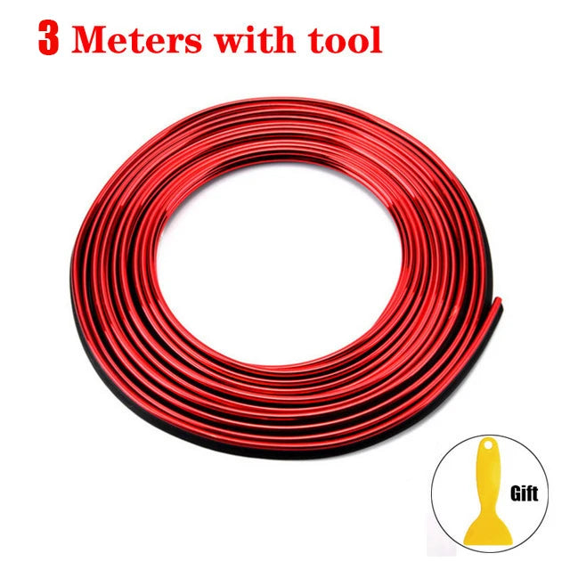 Flexible Car Moulding Decoration Strips Interior Trim additional angle