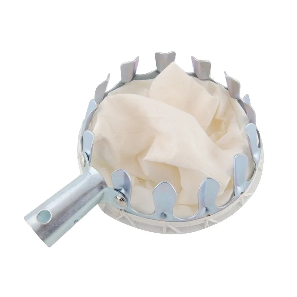 Metal Fruit Picker Head with Cloth Pouch