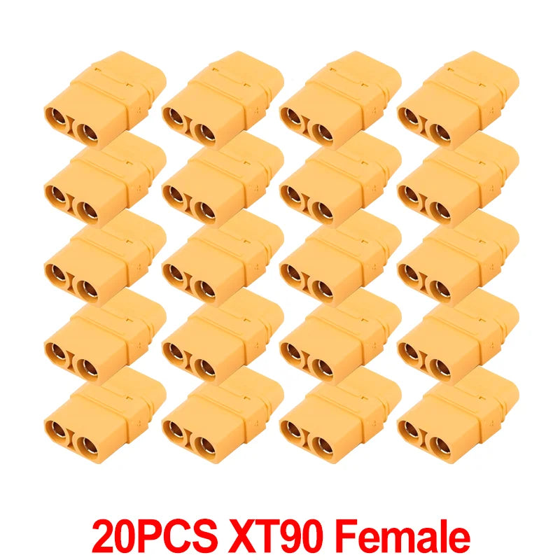 XT90 Plugs Male Female Connectors Copper Bullet Wire Connectors Welding Terminal Power P detail view