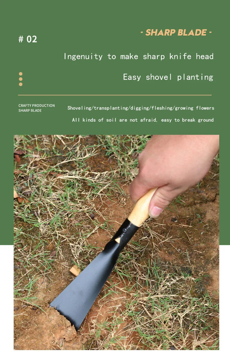 Manganese Steel Garden Shovel – Flat &amp; Pointed