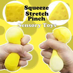 Cheese Squishy Stress Ball | Sensory Fidget Toy for Kids and Adults alternate view