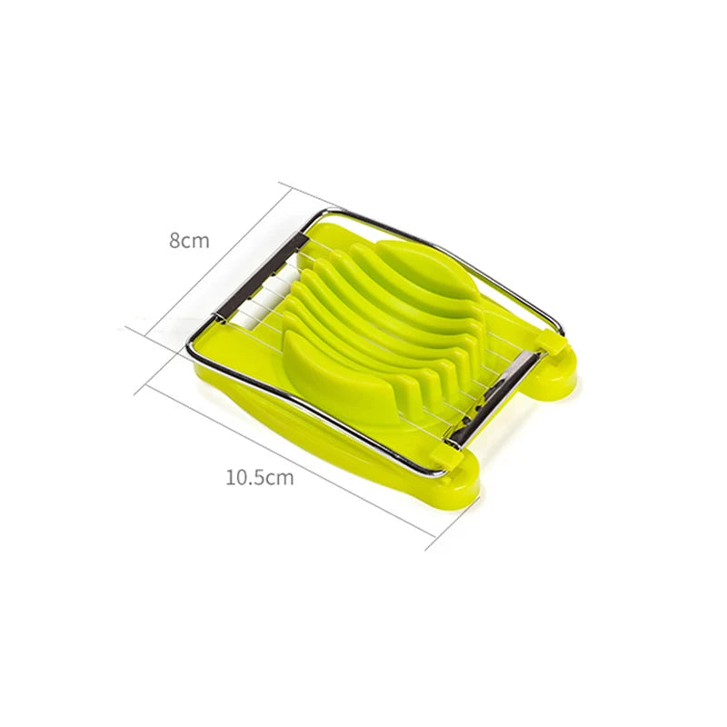Egg Slicer Chopper | Stainless Steel Manual Food Processor for Eggs and Vegetables additional angle