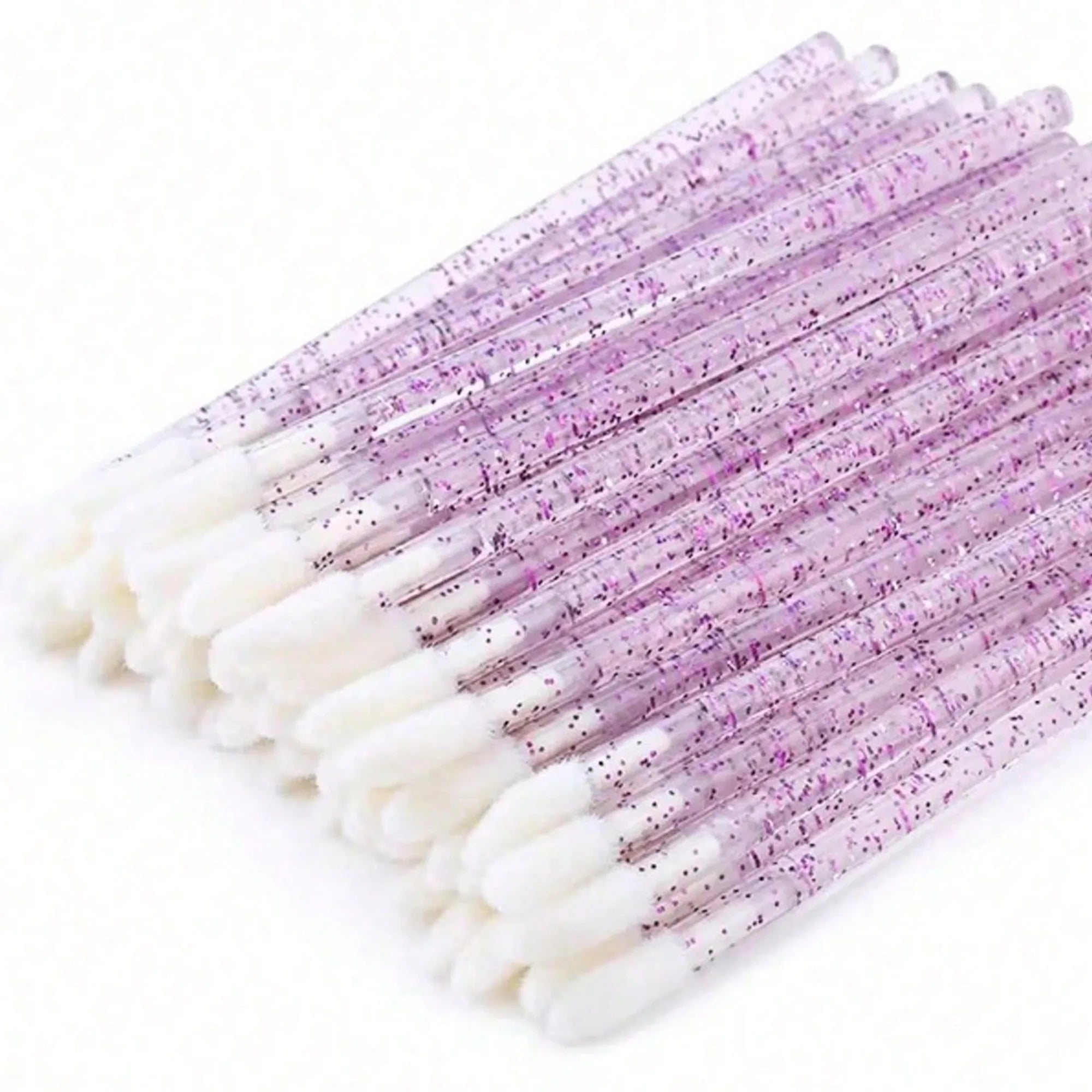 50Pcs Crystal Eyelashes Brush Comb Disposable Eye Lashes Extension Mascara Wands Make lifestyle view