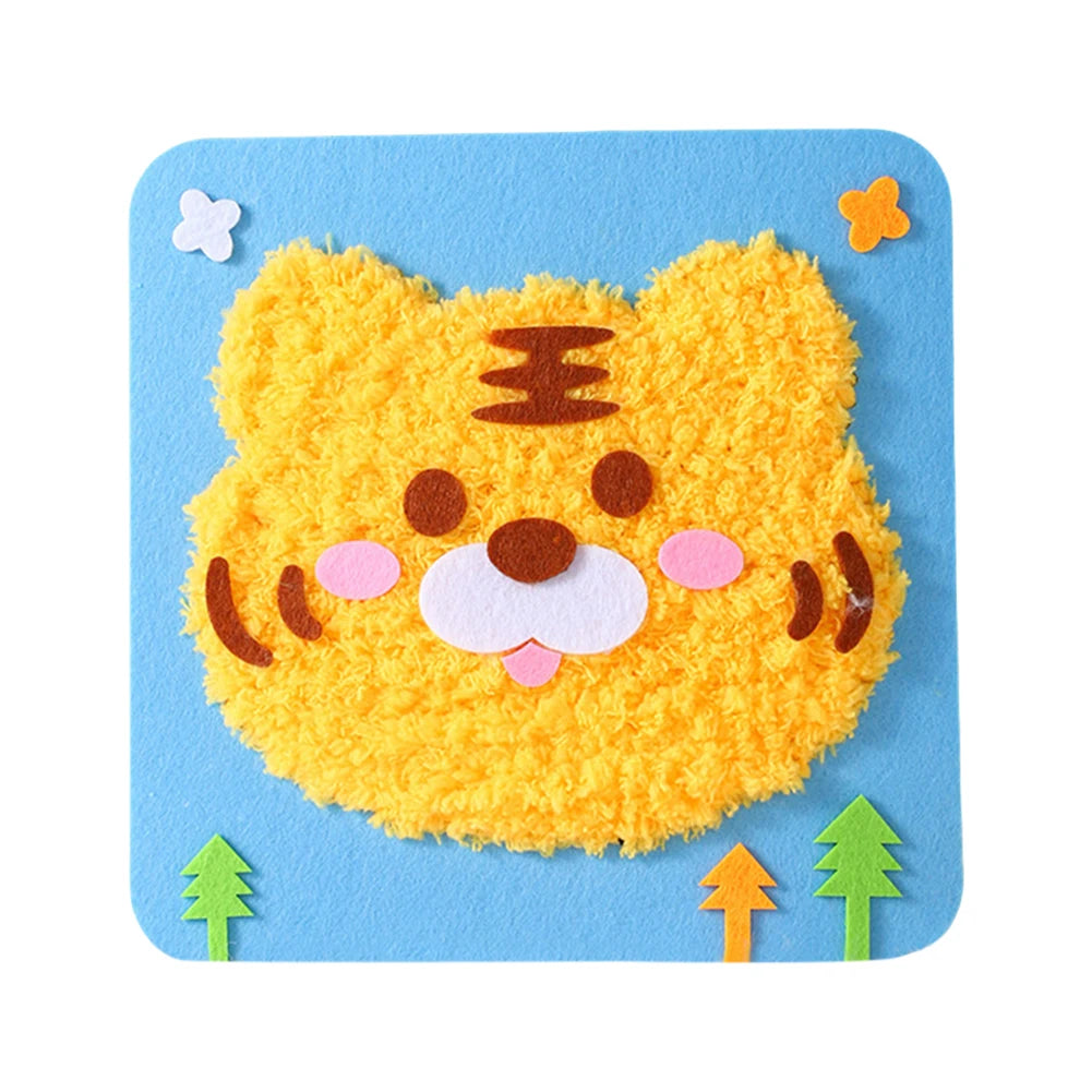 Creative DIY Arts Crafts Cute Animal DIY Educational Sewing Kit DIY Doll Sewing Toys lifestyle view
