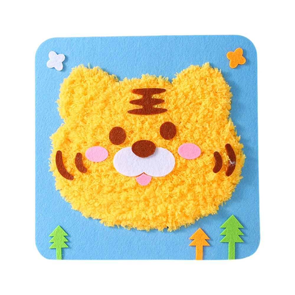 Creative DIY Arts Crafts Cute Animal DIY Educational Sewing Kit DIY Doll Sewing Toys lifestyle view