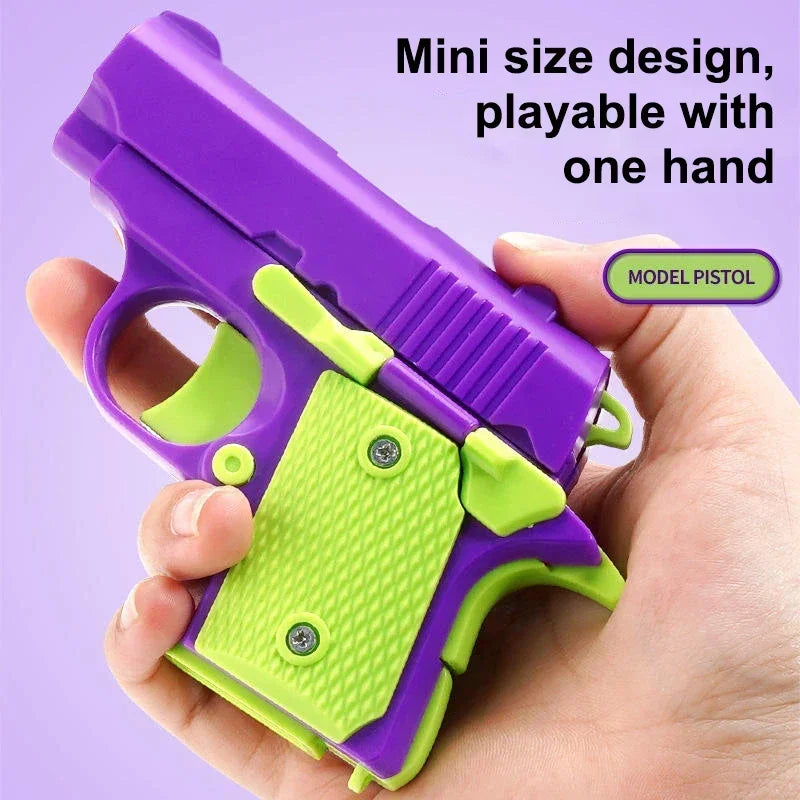 Mini 1911 3D Printed Fidget Toy | Adult Stress Relief Decompression Gift lifestyle view