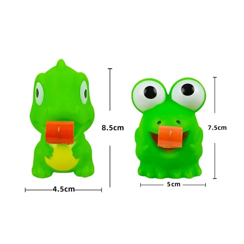 Creative Fidget Decompression pinch toy Frog Dinosaur Sticking Tongue Out Relieve S additional angle