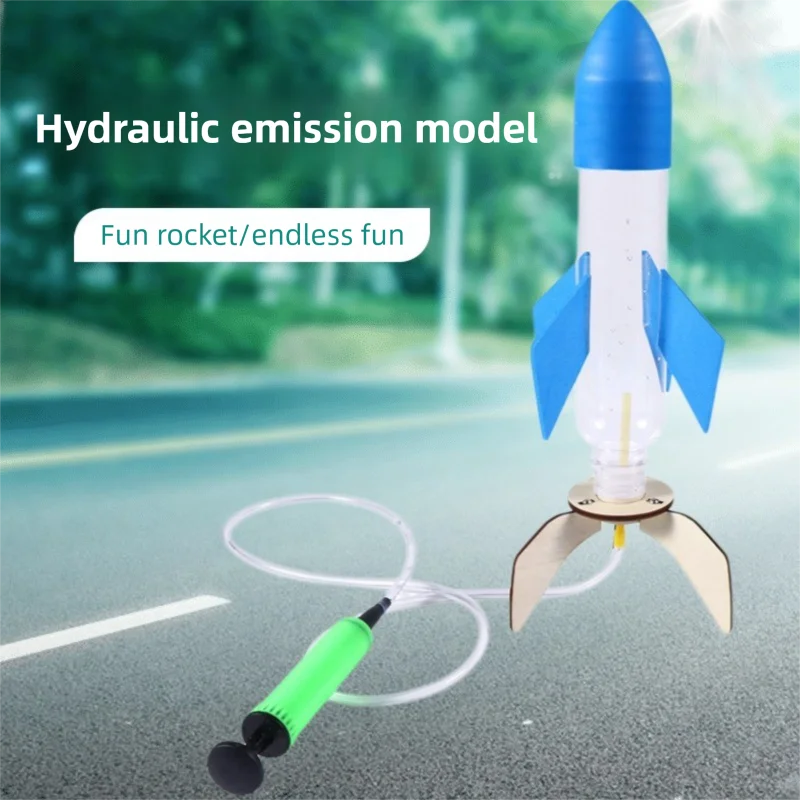 DIY Rocket Sprinklers Toys Water Splash Rocket Outdoor Water Play Toy DIY Science Exp alternate view