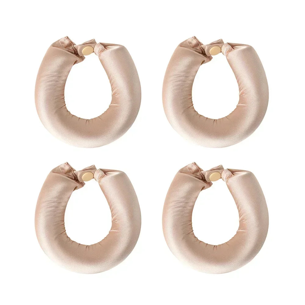 Heatless Hair Curler Set | Satin Flexi Rods for Overnight Curls alternate view