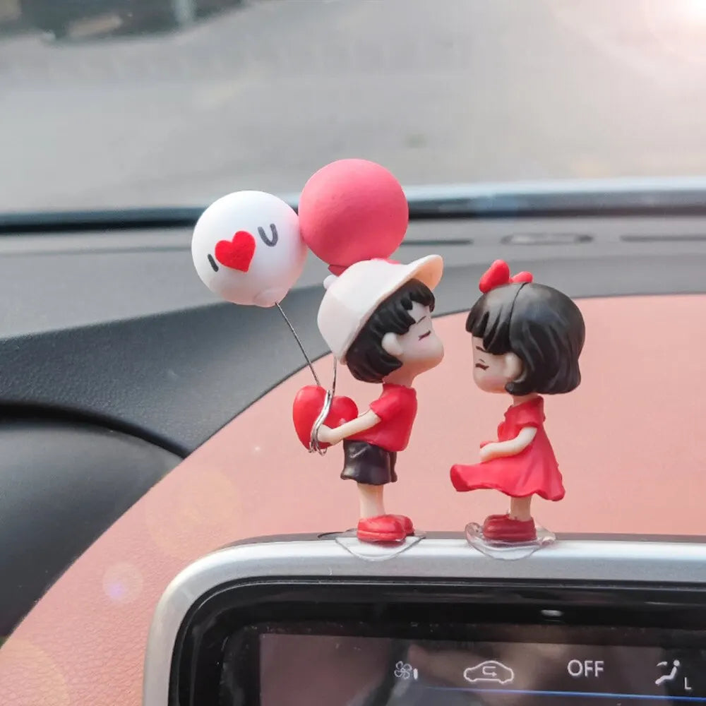 Cute Cartoon Couples Car Dashboard Ornaments