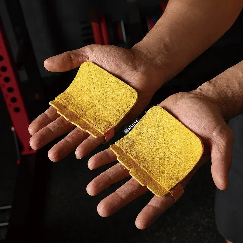 Fitness Gloves for Weightlifting | Cowhide Hand Support for Gym Workouts alternate view