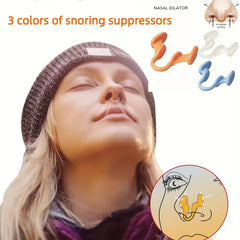 3Pcs Silicone Sleeping Nasal Dilator | Natural Anti-Snoring Aid for Better Sleep alternate view
