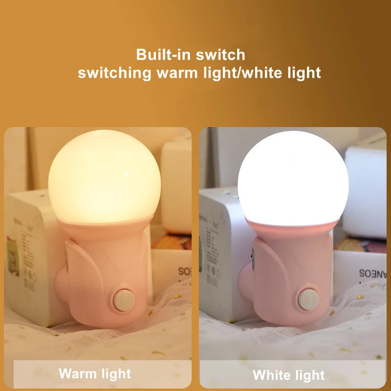 LED Night Light with Dimmer | 2-Color Eye Protection Lamp for Baby Nursing and Sleep lifestyle view