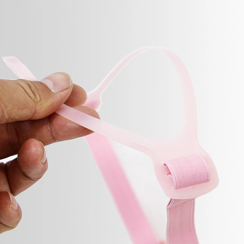 Adjustable Anti Snore Chin Belt | Sleep Aid for Quiet Breathing close-up view