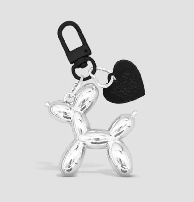 Jelly Cute Jelly Balloon Dog Keychain Pendant Cartoon Dog Chain Keychain - Lovely Access detail view