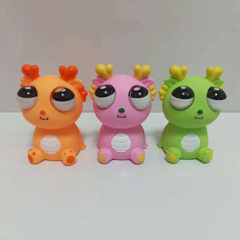 Creative Pop Up Sensory Toy Explosive Eye Dragon Dinosaur Decompression Toy Squeezi additional angle