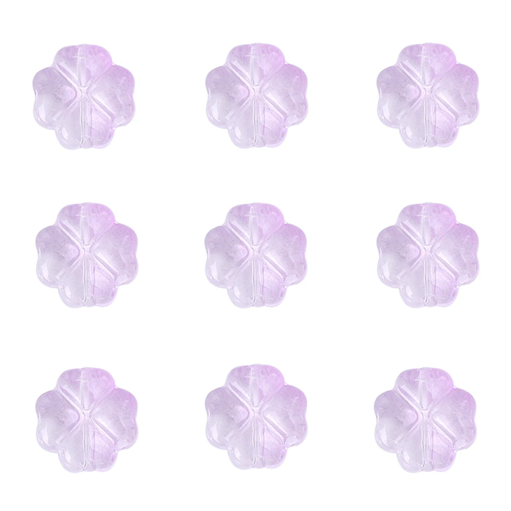 Leaf Flower Beads Scattered Beads Handmade Making Couple Bracelets Necklaces Earrin additional angle