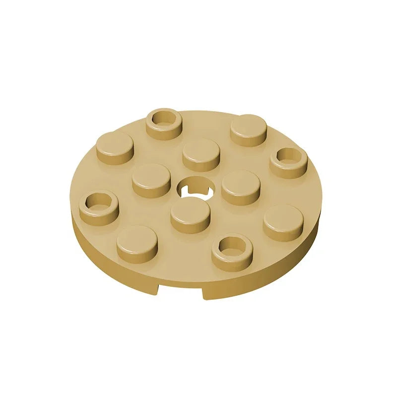 Gobricks GDS-841 Round Plate 4x4 with Hole | Compatible Building Block for DIY Creati lifestyle view