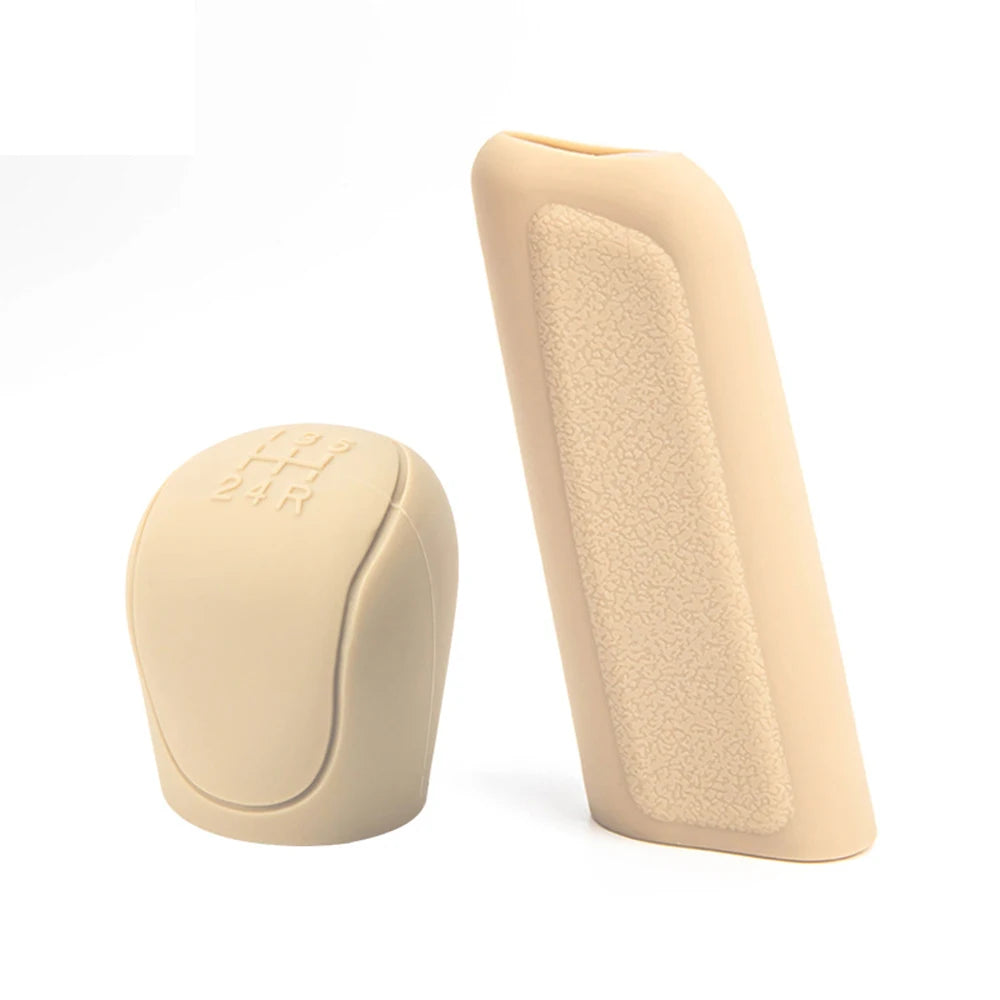 Silicone Gear Shift Knob Cover Non Slip Handbrake Grip alternate view