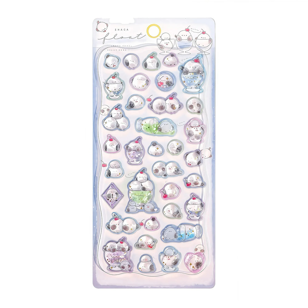 3D Food Stamping Seal Sticker | Japanese Anime Decorative Craft Stickers for Kids close-up view