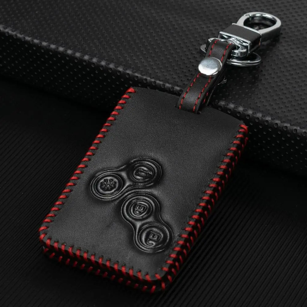 Renault Key Cover Leather 4 Button | XUKEY Car Remote Key Shell Case detail view