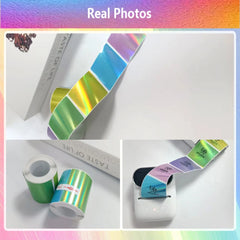 140Pcs 50x50mm Self-Adhesive Thermal Sticker Labels | Compatible with Phomemo M110 M220 detail view