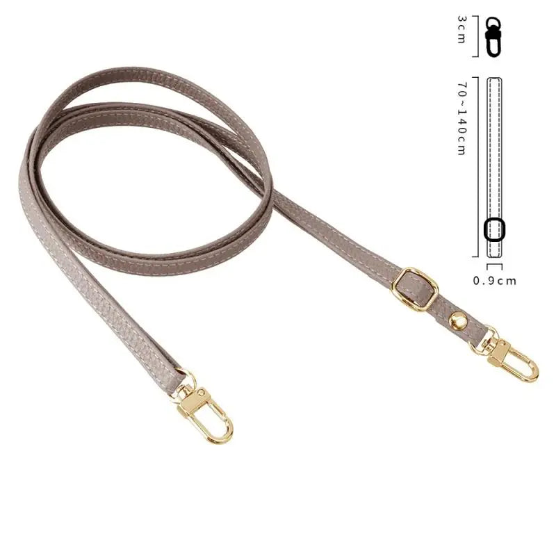 Universal Leather Crossbody Cell Phone Lanyard Strap Neck Cord Adjustable Long Hanging close-up view