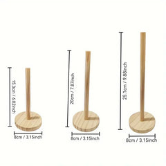 Vertical Bracelet Holder Wood Tabletop Bracelet Display Stand Bangle Display Holder for detail view