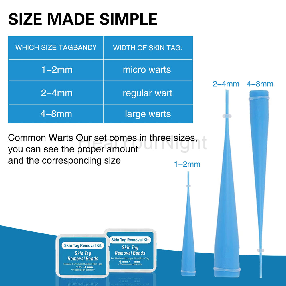 3-IN-1 Painless Skin Tag Removal Kit | Skin Label, Mole, Acne & Wart Removal Pen Se additional angle