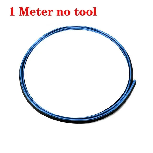 Universal Car Moulding Decoration Flexible Strips 5M/3M/1M Interior Auto Mouldings Car Cover Trim Dashboard Door Car-styling