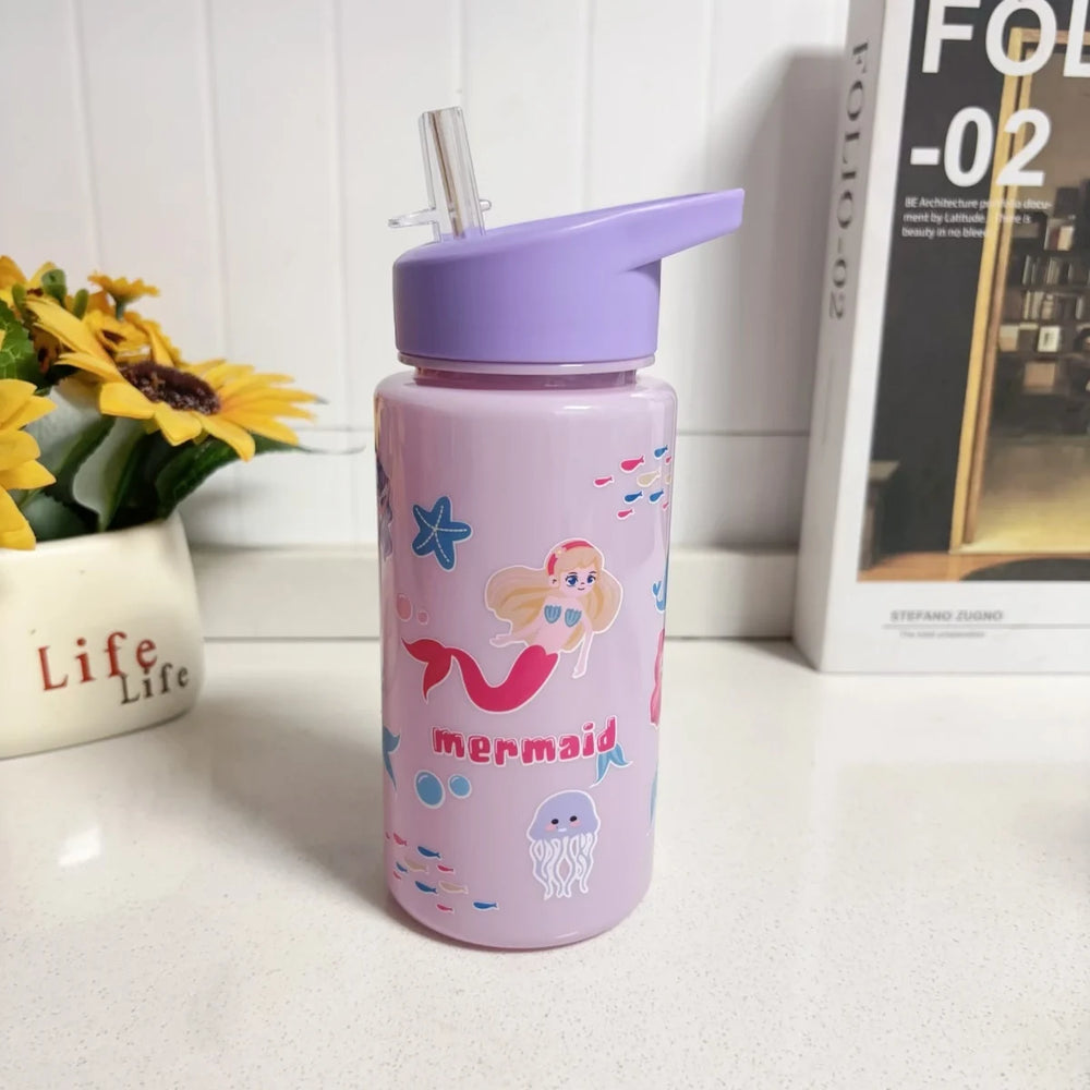 Portable 500ml Children Water Cup Leakproof for Camping Hiking School Gift for Parent lifestyle view