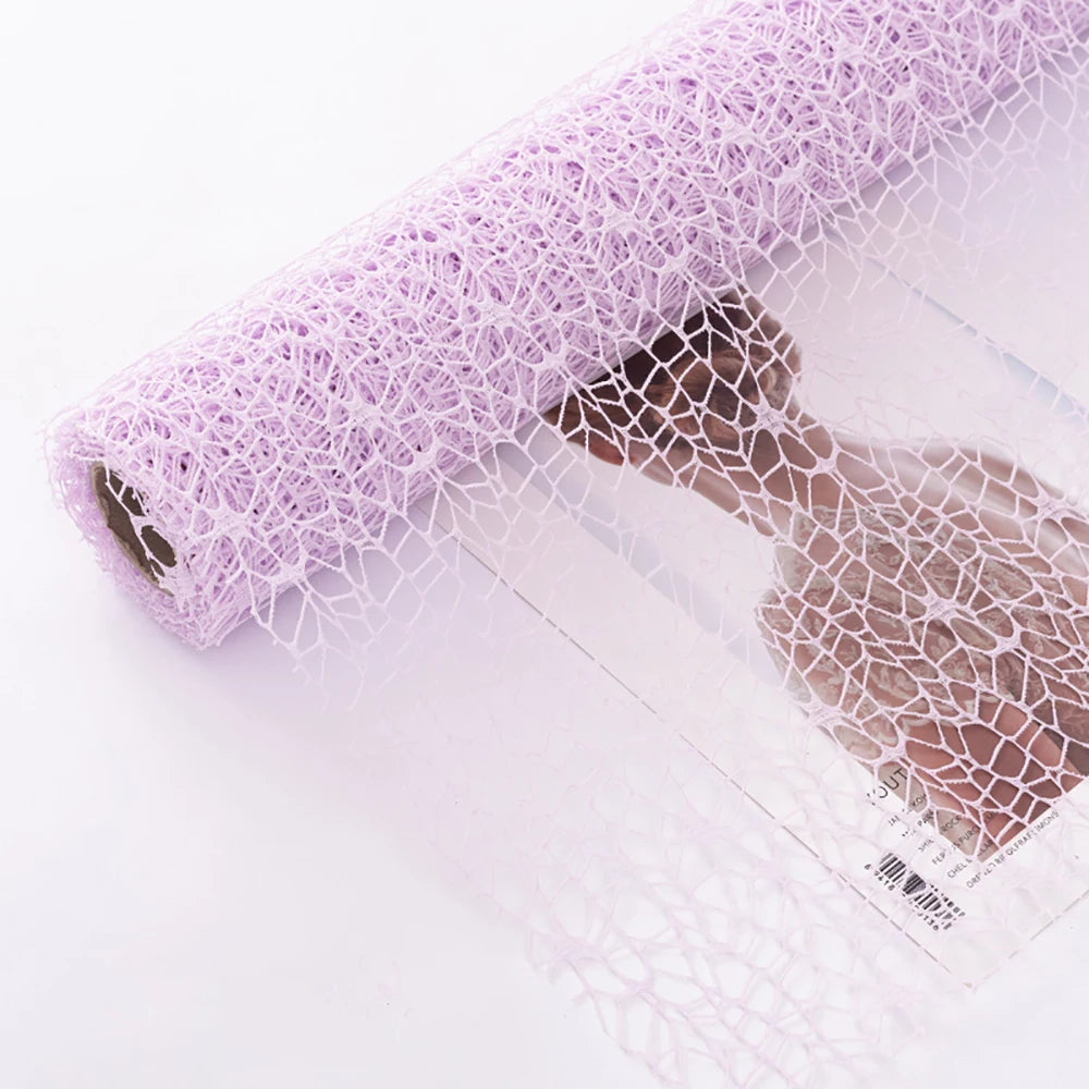 1 Roll Korean Style Jacquard Net Ribbon | Flower Bouquet Packaging DIY Material lifestyle view