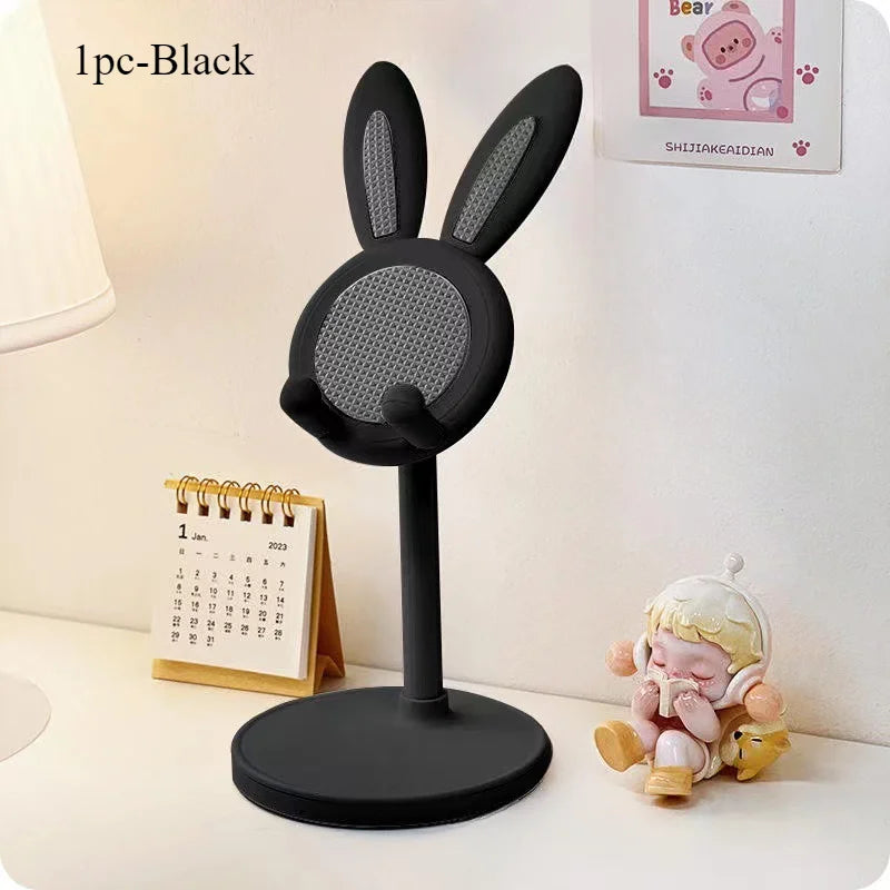 Rabbit Mobile Phone Stand Desktop Can Lift close-up view
