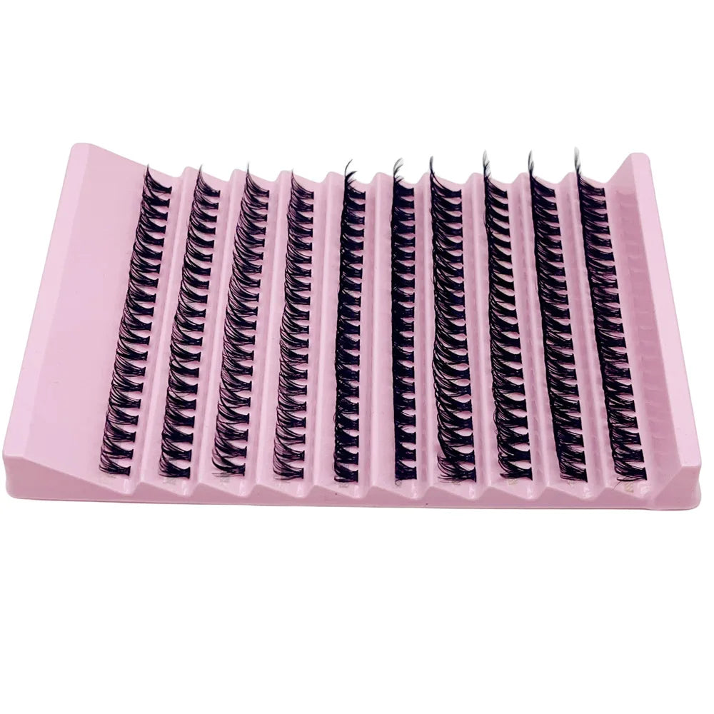 Individual Lashes 8-16mm 200pcs Cluster Lashes Natural Look Mixed Tray DIY Eyelash Ex lifestyle view