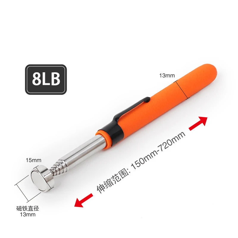 Mini Portable Telescopic Magnet Pen | Extendable Pick Up Tool for Nuts and Bolts detail view