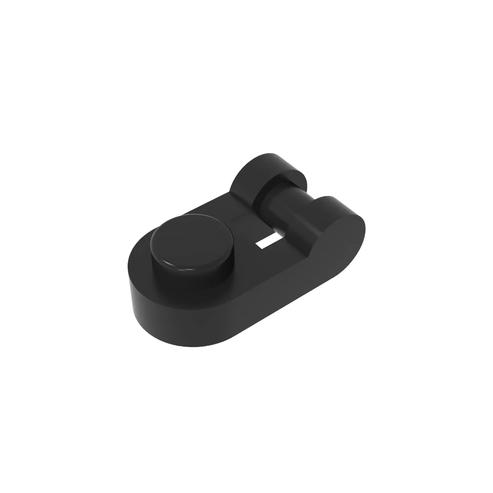 Gobricks GDS-1290 Plate Special 1 x 1 Rounded with Handle | Compatible Building Block close-up view