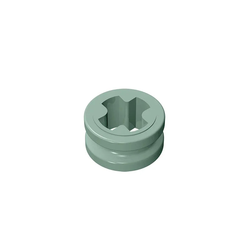 Gobricks GDS-616 Technical Bush 1/2 Smooth Building Blocks | Compatible with Lego 3212 close-up view