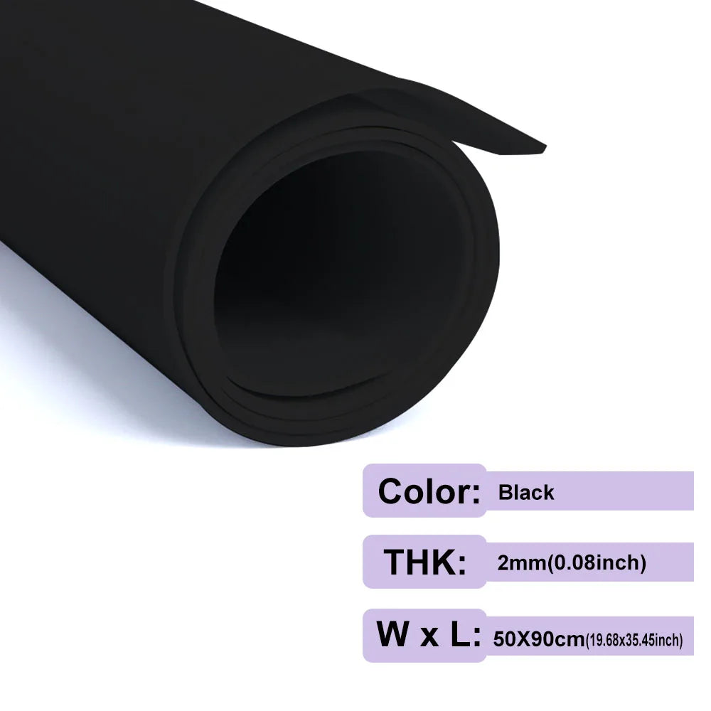 2mm Thick Multicolor EVA Foam Paper Sheet | 50x90cm DIY Craft Foam detail view