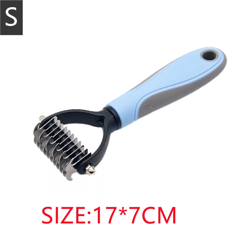 New Professional Pet Cat Hair Removal Comb Brush Dog Grooming Shedding Tools Puppy Ha alternate view