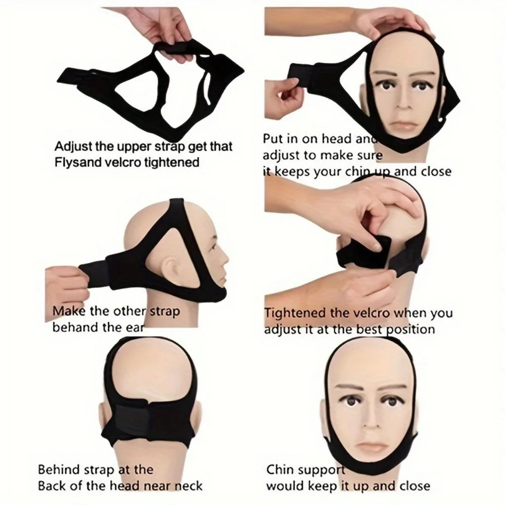 Anti Snoring Chin Strap | Sleep Aid for Quiet Breathing alternate view
